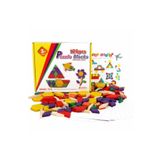bakgelal Ahşap 125 Parça Renkli Blok Tangram Puzzle Seti - Eğitici ve Eğlenceli Oyun