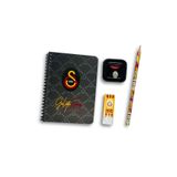 bakgelal Galatasaray Lisanslı Kırtasiye Seti GS Taraftar Öğrenci Okul Seti, Sarı Kırmızı Hediye Set 5