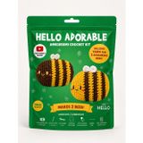 BakGelAl Hello Adorable Amigurumi Arı Yapım Kiti – 2 Adet BFF Kendin Yap Hobi Seti, Türkçe Anlatımlı