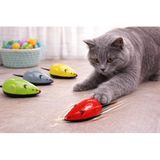 BakGelAl Kedi Oyuncağı Çek Bırak Fare, Hareketli Kedi Oyuncağı, Kediler İçin Avcılık ve Takip Oyunu, Eğlenceli Interaktif Kedi Oyuncağı Renkli