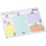 Bakgelal Lisanslı Hello Kitty & Friends Sanrio Kuromi Temalı Haftalık Planlayıcı Bloknot – Kuromi, My Melody, Badtz-Maru, Pompompurin ve Hello Kitty Karakterli A4 Organizer - Renkli Hello Kitty Haftalık Organizer (Pastel)