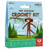 BakGelAl Mini Amigurumi Maymun Yapım Kiti – Anahtarlık veya Amigurumi Oyuncak Yap, Video Anlatımlı