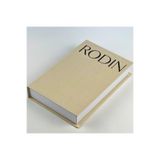 bakgelal RODIN Premium Bez Kaplı Dekoratif Kitap Görünümlü Saklama Kutusu Krem Siyah