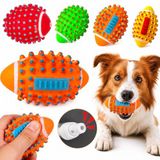 BakGelAl Sesli Kauçuk Köpek Oyuncağı Diş Kaşıma ve Diş Temizleme Çiğneme Topu