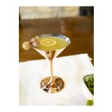 Bakır Concept Bakır Kadeh Martini Model Düz Parlak Bakır Renk