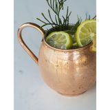 Bakır Concept Bakır Kupa Bardak Chubby Mule Mug Model - 1 Adet - Parlak Bakır - 630 ml