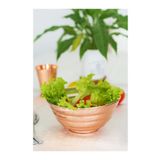 Bakır Concept Bakır Salata Kasesi Dilimli Model Parlak Bakır Renk