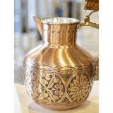 Bakır Concept Bakır Sürahi İşlemeli Osmanlı Model Mat Bakır Renk - 147 ml