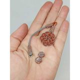 Bakır El İşi Kazaz Püskül & 2 Habbeli Takım (55980)