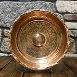 Bakır Hamam Tası 18 cm - Metalik