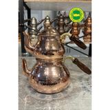 Bakır Jumbo Çaydanlık Çekiç Dövme