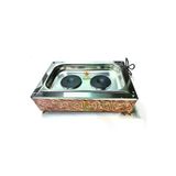 Bakır Kumda Kahve Makinesi Çift Pleytli Büyük Boy 55X33 Cm Kumda Kahve Safir Kumda Kahve ÇİFT PLEYTLİ KUMDA KAHVE MAKİNESİ