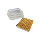 Bakır Sanatı Alüminyum Baklava Börek Tepsisi 30X40 cm