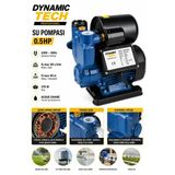 Bakır Sargılı 0.5 Hp Kendinden Hidroforlu Su Pompası Güneş Enerjisi Uyumlu 370 W 38 L/Dk 40 Metre Dik