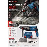 Bakır Sargılı Kırıcı Delici Hilti 4 Fonksiyon Sds Plus Darbeli Matkap Seti | Mandren + Keski + Matka