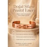 Bakır Sonsuzluk Bileklik Kadın Erkek El İşlemeli Otantik Takı