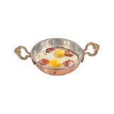 Bakır Yumurta Sahanı 20 cm - El İşçiliği