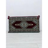 Bakırözü Home Bordo Yahyalı Modeli Şark Köşesi Takımı Sırt Dayama Yastığı Pamuk Polyester 42 x 92 x 10 cm Çift Taraflı Dikdörtgen