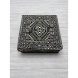 Bakırözü Home Gri Yahyalı Modeli Çökmeyen Süngerli Şark Köşesi Orta Sehpa (60 x 60 x 20 Cm)