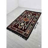 Bakırözü Home Pamuk Polyester Karışımlı Modern Otantik Kilim - Anadolu Bordo Modeli Yıkanabilir Kilim - 200 x 300 cm