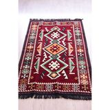 BAKIRÖZÜ HOME Şark Köşesi Halısı Modelleri Otantik Kilim Anadolu Bordo