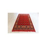 BAKIRÖZÜ HOME Şark Köşesi Kilimi, Otantik Kilim Buhara Modeli Kırmızı