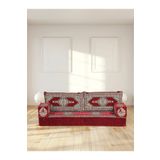 BAKIRÖZÜ HOME Şark Köşesi Takımı (20 CM MİNDER KALINLIĞI) Bordo Yahyalı Modeli 5 Parça