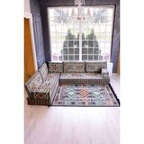 BAKIRÖZÜ HOME Şark Köşesi Takımı Gri Anadolu Modeli 10 Parça (20 CM MİNDER KALINLIĞI)