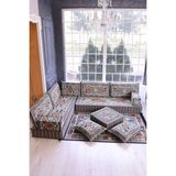 BAKIRÖZÜ HOME Şark Köşesi Takımı Gri Anadolu Modeli 13 Parça (20 CM MİNDER KALINLIĞI)