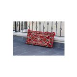 BAKIRÖZÜ HOME Şark Köşesi Takımı Sırt Dayama Yastığı Anadolu Kırmızı Modeli (sünger Dahil) 40 X 90 X 12 Cm