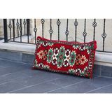 Bakırözü Home Şark Köşesi Takımı Sırt Dayama Yastığı Apaçi Kırmızı Modeli (Sünger Dahil) 40 x 90 x 10 cm