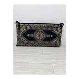 Bakırözü Home Şark Köşesi Takımı Sırt Dayama Yastığı Lacivert Yahyalı Modeli (Sünger Dahil) 42 x 92 x 10 cm