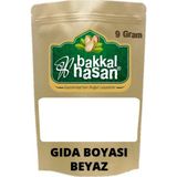 Bakkal Hasan Gıda Boyası Toz Beyaz 9 gr - 1 Adet