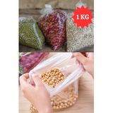 Bakkaliye Torbası 1 Kg Şeffaf Naylon Torba 5'lik 30x52 Cm Bakliyat Torbası Kalın Poşet