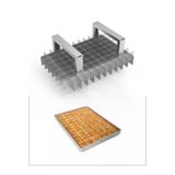 Baklava Dilimleme Bıçağı Paslanmaz Çelik Baklava Dilimi İz Çıkarma Bıçağı, 25X35 Tepsi 8X12 Dilim
