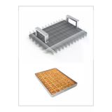 Baklava Dilimleme Bıçağı Paslanmaz Çelik Baklava Dilimi İz Çıkarma Bıçağı, 35X45 Tepsi 7X13 Dilim