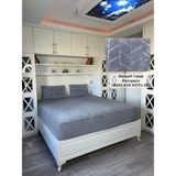 Baklava Model Welsoft Yumuşak Kış Aylarının Vazgeçilmez Yatak Koruyucu Örtüsü - Koyu Gri - 120X200 - 120 x 200 cm