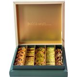 Baklawati Antep Fıstıklı Kadayıflı Karışık Baklava Kutusu 400G Zengin İçerik ve Lezzet Deneyimi - 400 gr