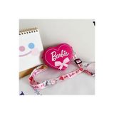 Bakmakistersen Barbie Silikon Çanta – Kalp Tasarımlı Sevimli Mini Omuz Çantası