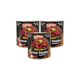 Baktat Egetad Meksika Kırmızı Fasulye Konservesi 2750 g x 3 Adet