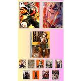 Bakugou katsuki Poster A3 ,2 adet defter A4 1adet , fotokart 9 adet