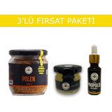 Bal Akademisi 3'lü Büyük Fırsat Paketi (Arı Sütü - Polen - Propolis) - 1 Adet