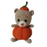 Bal Ayıcık Amigurumi Organik Anahtarlık Oyuncak