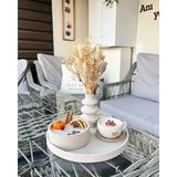 Bal Kabaklı Mum Seti - Krem
