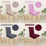 Bal Peteği Likralı Spandex Kumaş Sandalye Kılıfı Yıkanabilir Tüylenmez Tekli Sandalye Örtüsü
