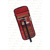 BAL SANAT 25 Parça Eskiz Seti - Rulo Kalemlik Ve A5 Defter