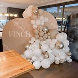 Bal10 Dünyası Krom Gümüş Deniz Kumu ve Beyaz Balon Seti 50 Adet