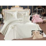 Baladi Home Dantelli 4 Parça Çift Kişilik Çeyizlik Yatak Örtüsü Battal Boy - 250 x 260 cm - Beyaz