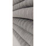 baladı home ev tekstil home collection Açık gri Çizgili Koltuk Örtüsü Süngerli Kaymaz Çekyat Kadife Ölçüm 160 X 200 Cm ) Alt Üst Kapatıyor