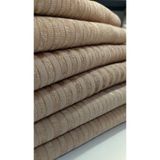 baladı home ev tekstil home collection Vizon Çizgili Koltuk Örtüsü Süngerli Kaymaz Çekyat Kadife Alt Kısım Üst Kısım Kapatıyor160 X 200 Cm